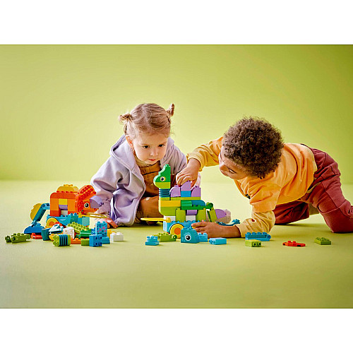 Конструктор LEGO DUPLO Town Динозаври на колесах 3в1