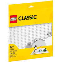Конструктор LEGO Classic Базова пластина білого кольору