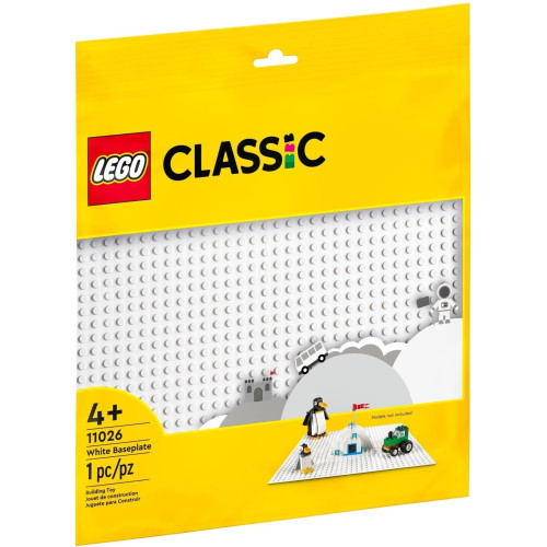 Конструктор LEGO Classic Базова пластина білого кольору