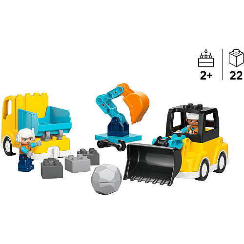 Конструктор LEGO DUPLO Town 3-в-1 Строительная техника