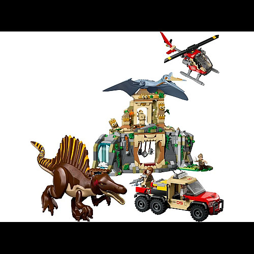 Конструктор LEGO Jurassic World Повітряна місія зі спинозавром і кетцалькоатлем
