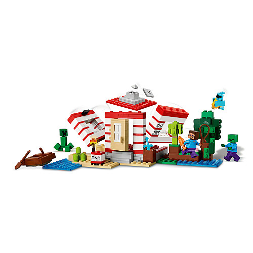 Конструктор LEGO Minecraft Будинок з вибухівки в джунглях