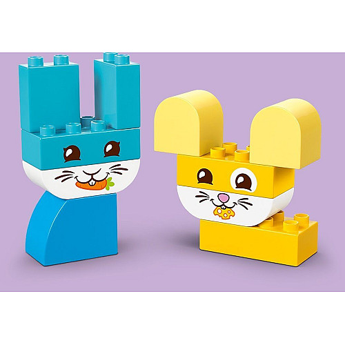 Конструктор LEGO DUPLO My First Очаровательные творческие домашние питомцы 3 в 1