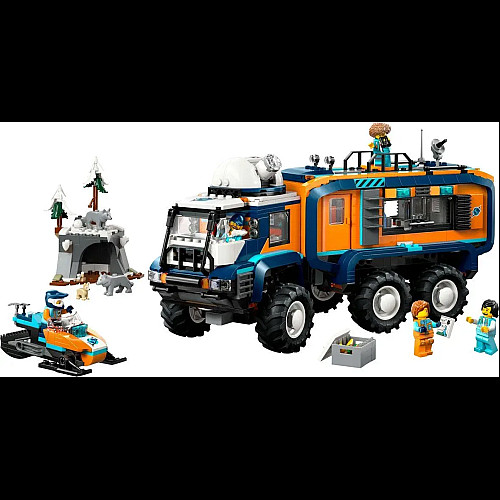 Конструктор LEGO City Арктична дослідницька вантажівка з науковою лабораторією