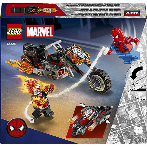 Конструктор LEGO Super Heroes Человек-паук vs. Призрачный всадник на мотоцикле