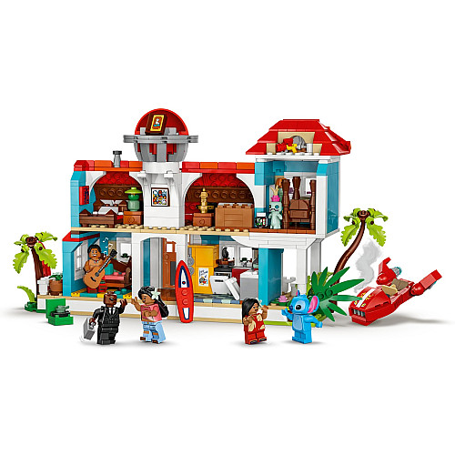 Конструктор LEGO Disney Classic Пляжный дом Лило и Стич