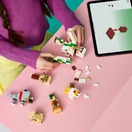 Конструктор LEGO Minecraft Курячий Жокей: атака в пустелі