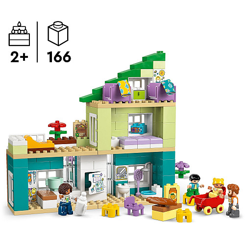 Конструктор LEGO DUPLO Town Современное семейное здание с фигурками