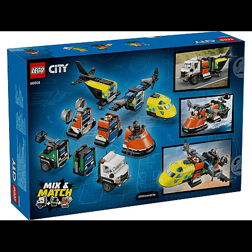 Конструктор LEGO City Ремикс самолета, грузовика и судна на воздушной подушке