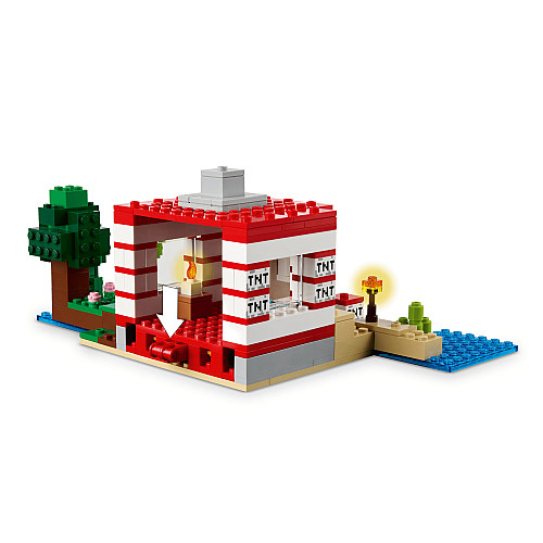 Конструктор LEGO Minecraft Будинок з вибухівки в джунглях