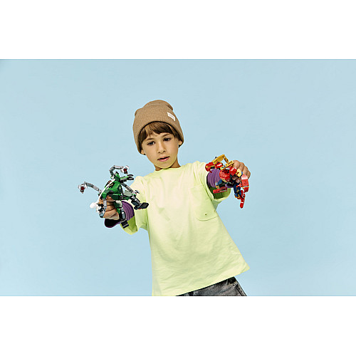 Конструктор LEGO Super Heroes Битва роботов: Человек-паук vs. Доктор Осьминог