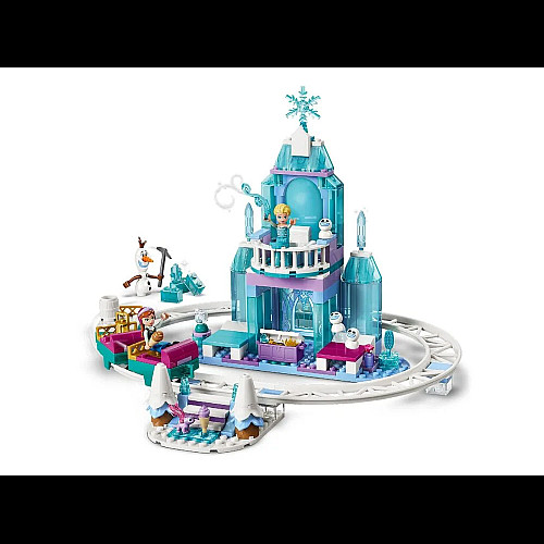 Конструктор LEGO Disney Princess Ледяной дворец Эльзы и веселое катание на санках