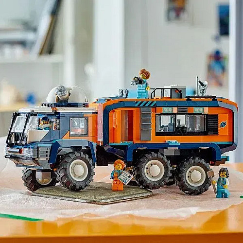 Конструктор LEGO City Арктична дослідницька вантажівка з науковою лабораторією