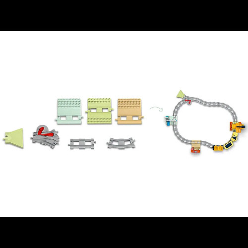 Конструктор LEGO DUPLO Town Великий інтерактивний громадський потяг