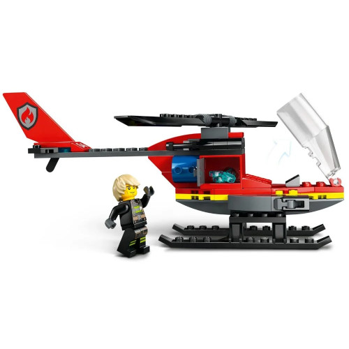 Конструктор LEGO City Пожежний рятувальний гелікоптер