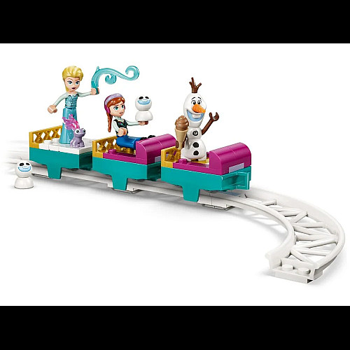 Конструктор LEGO Disney Princess Ледяной дворец Эльзы и веселое катание на санках