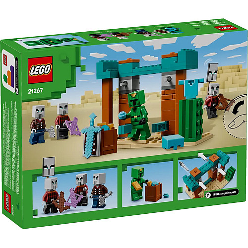 Конструктор LEGO Minecraft Пустынный патруль разбойника