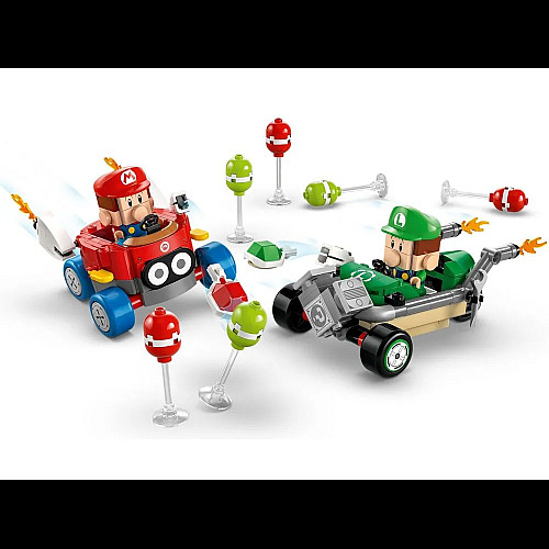Конструктор LEGO Super Mario Mario Kart – Baby Mario vs. Baby Luigi