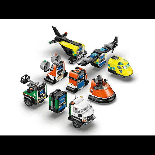 Конструктор LEGO City Ремикс самолета, грузовика и судна на воздушной подушке