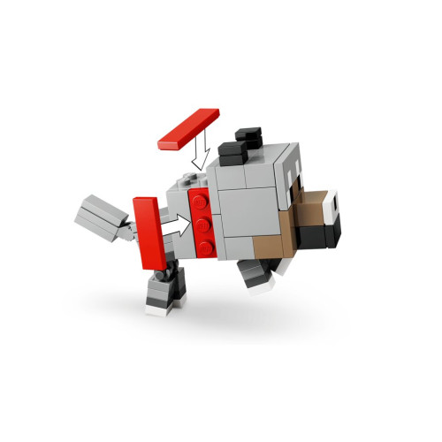 Конструктор LEGO Minecraft Курячий Жокей: атака в пустелі