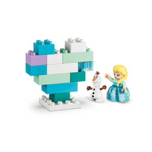 Конструктор LEGO DUPLO Disney Коробка для творчого конструювання «Крижане серце» з Ельзою й Олафом