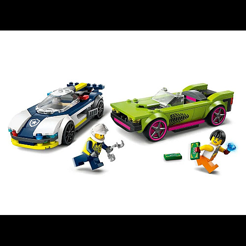 Конструктор LEGO City Переслідування маслкара на поліцейському автомобілі