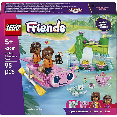 Конструктор LEGO Friends Приключенческая лодка «Аксолотль»