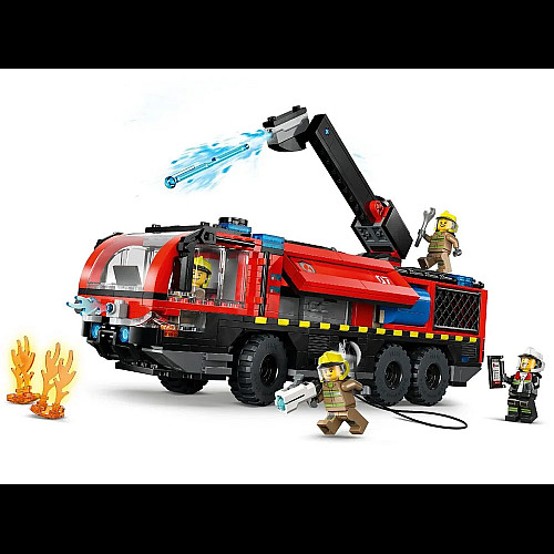 Конструктор LEGO City Пожарный грузовик в аэропорту