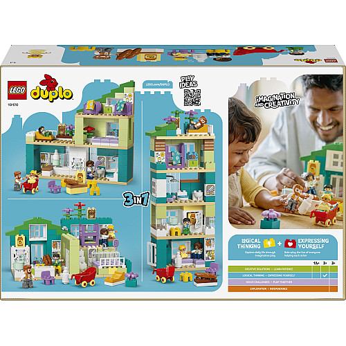 Конструктор LEGO DUPLO Town Современное семейное здание с фигурками