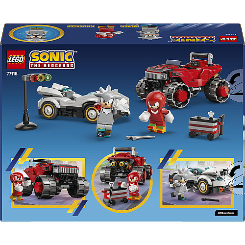 Конструктор LEGO Sonic Автомобіль Сільвера vs. монстр вантажівки Наклза