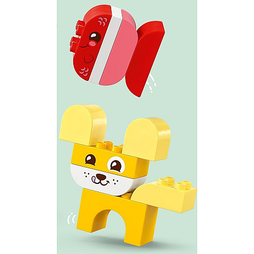 Конструктор LEGO DUPLO My First Очаровательные творческие домашние питомцы 3 в 1