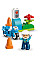 Конструктор LEGO DUPLO Town Синій поліцейський мотоцикл