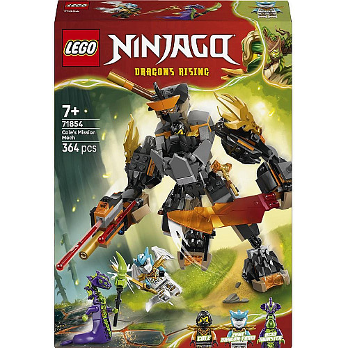 Конструктор LEGO Ninjago Робот Коула для миссии и Дракон Зейн