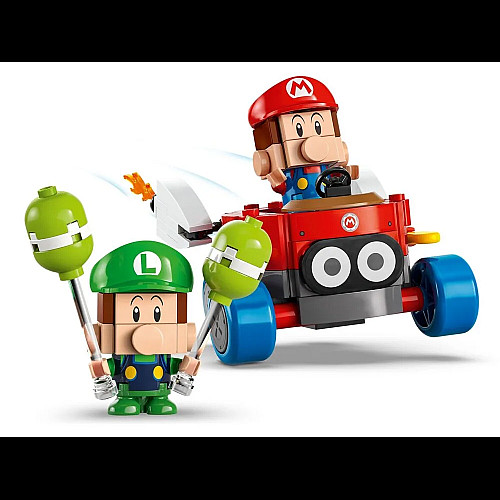 Конструктор LEGO Super Mario Mario Kart – Baby Mario vs. Baby Luigi