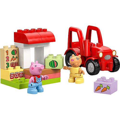 Конструктор LEGO DUPLO Peppa Pig Трактор і ринок