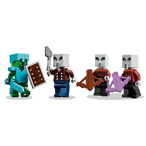 Конструктор LEGO Minecraft Пустынный патруль разбойника