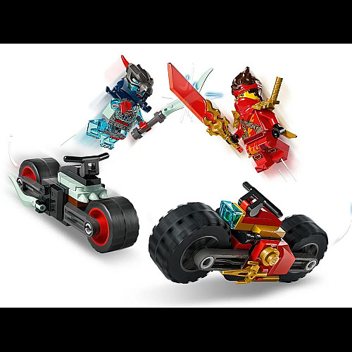 Конструктор LEGO Ninjago Швидкісні перегони Кая на мотоциклі