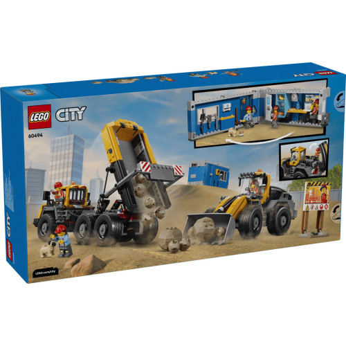 Конструктор LEGO City Самоскид і фронтальний ковшовий навантажувач