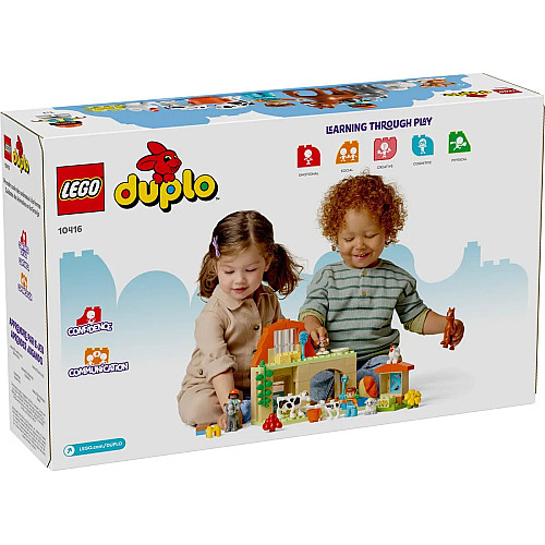 Конструктор LEGO DUPLO Town Догляд за тваринами на фермі