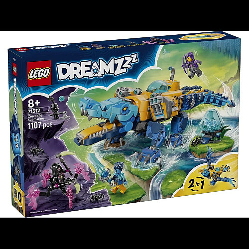 Конструктор LEGO DREAMZzz Підводний човен-крокодил