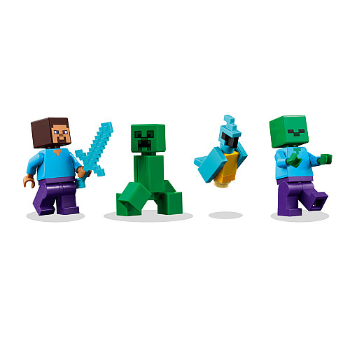 Конструктор LEGO Minecraft Будинок з вибухівки в джунглях