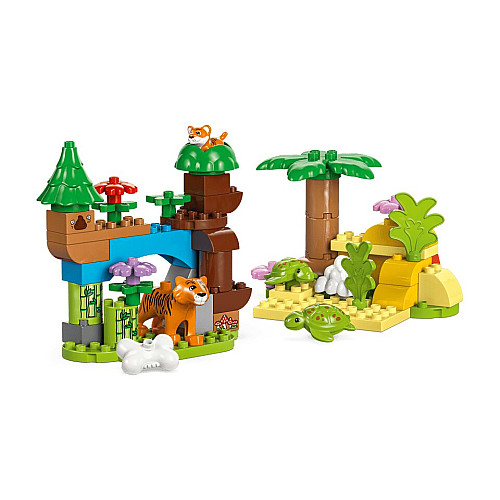 Конструктор LEGO DUPLO Town Сімейства диких тварин 3-в-1