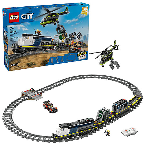 Конструктор LEGO City Пограбування поліцейського поїзда