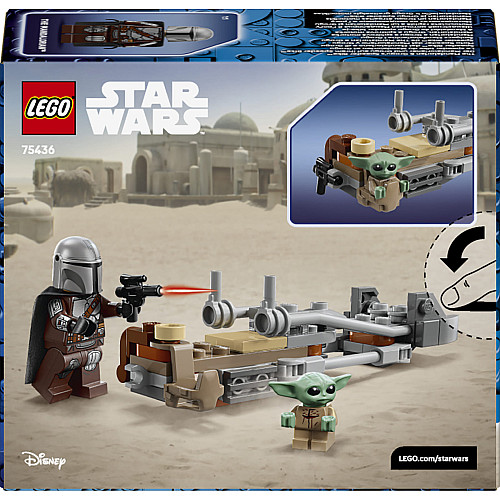 Конструктор LEGO Star Wars Скоростной мотоцикл Мандалорца и Грогу