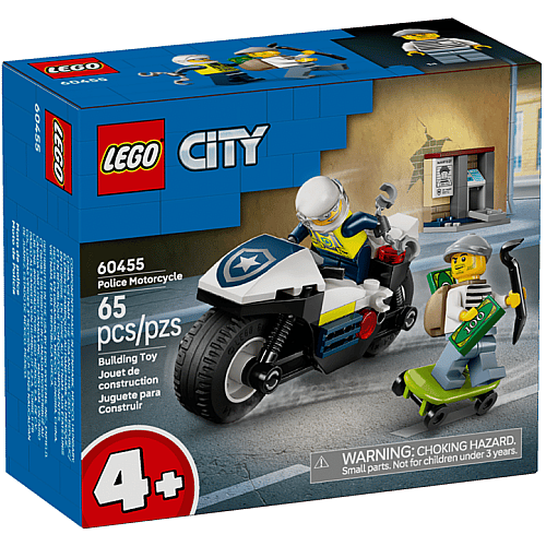 Конструктор LEGO City  Переслідування на поліцейському мотоциклі