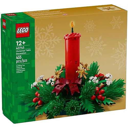 Конструктор LEGO Iconic  Декор для різдвяного столу