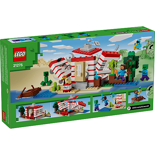 Конструктор LEGO Minecraft Будинок з вибухівки в джунглях