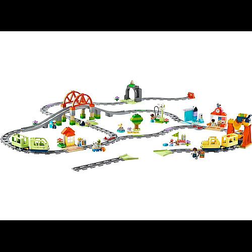 Конструктор LEGO DUPLO Town Великий інтерактивний громадський потяг