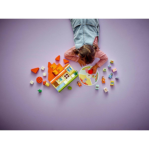 Конструктор LEGO DUPLO Bluey Родинний дім Блуї із грою на запам'ятовування