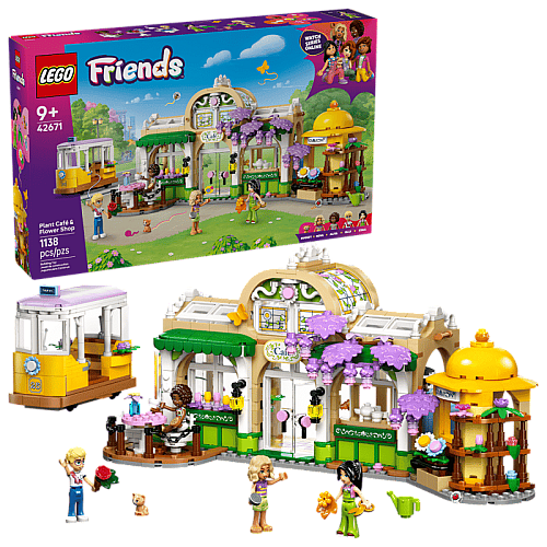 Конструктор LEGO Friends Кав'ярня з рослинами і квіткова крамниця